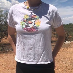 VINTAGE RARE surf co. Boxy tee. the sweetest baby tee